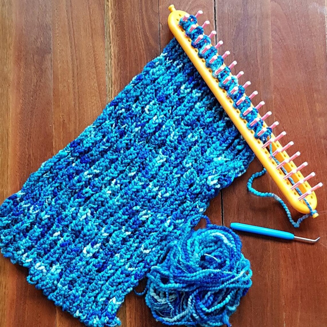 Bulky Lumpy Bumpy Yarn Ocean Waves Hand Dyed Original Etsy