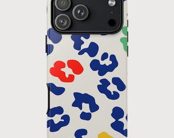 Leopard Skin Phone Case — Dual Layer Protective iPhone Cover