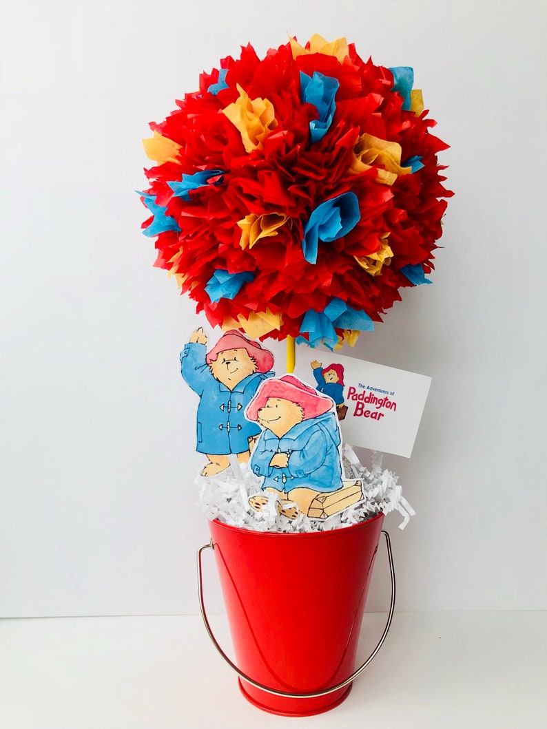Paddington Bear Centerpiece Baby Shower Birthday Etsy