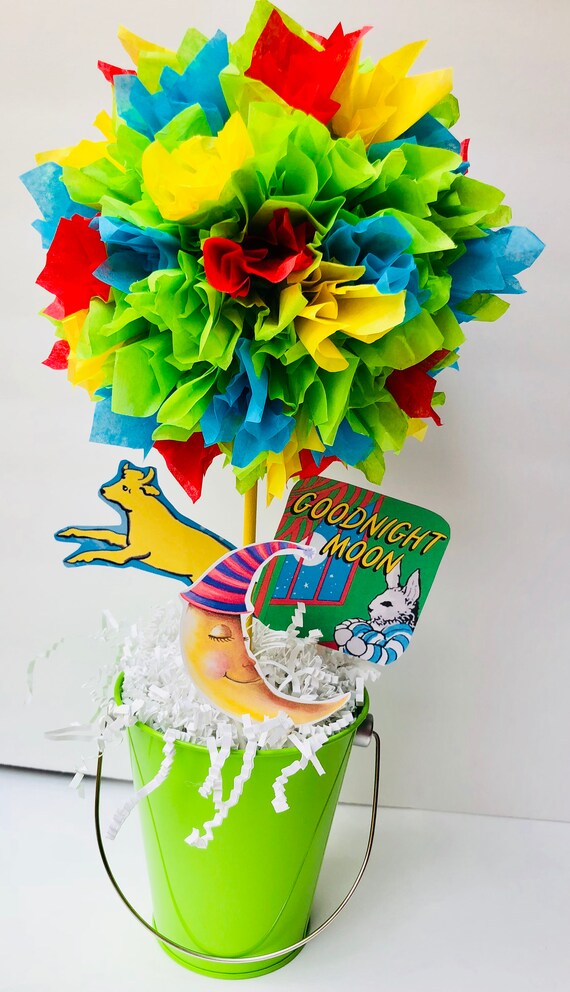 Good Night Moon Baby Shower Centerpiece Story Book Decoration Good Night Moon Baby Shower Centerpiece Story Book Decoration