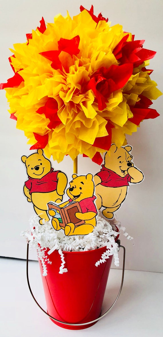Winnie The Pooh Birthday Decoration Centerpiece Pooh Etsy