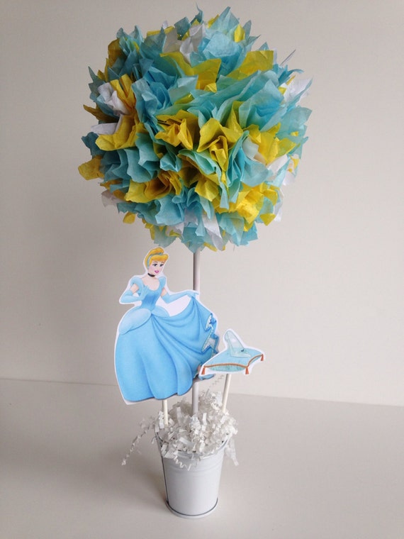 Princess Cinderella birthday party decoration, centerpiece, centerpieces Il_570xn
