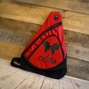 mickey mouse sling bag