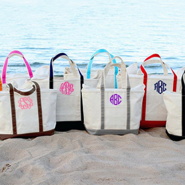 Personalized Beach Bag With Zip Etsy