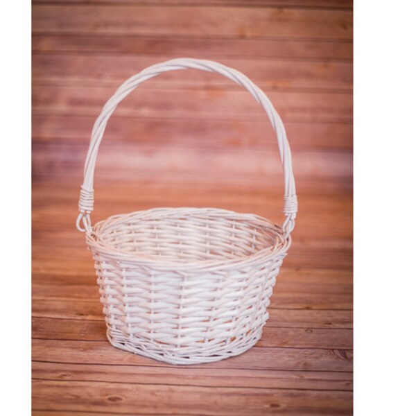 Wicker Easter Basket Etsy