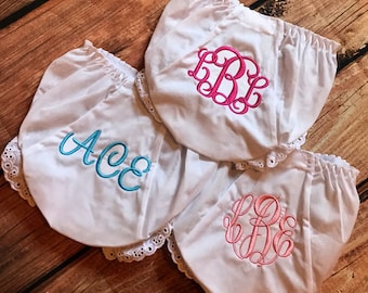 Monogrammed Baby Bloomer Diaper Cover - Personalized Baby Bloomers - Monogrammed Baby Bloomer Diaper Cover - Personalized Diaper Cover