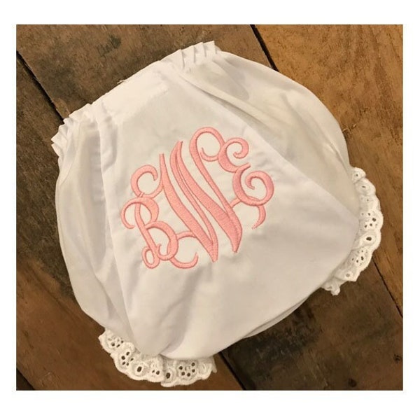 Personalized Baby Bloomer Diaper Cover Personalized Baby Bloomer Monogrammed Baby Bloomer Fancy Pants Lace Bloomer Baby Girl Bloomer