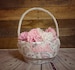 Personalized Easter Basket Liner, Embroidered Easter Basket Liner, Pink Grey Paisley Easter Basket Liner, Girls Personalized Basket Liner 