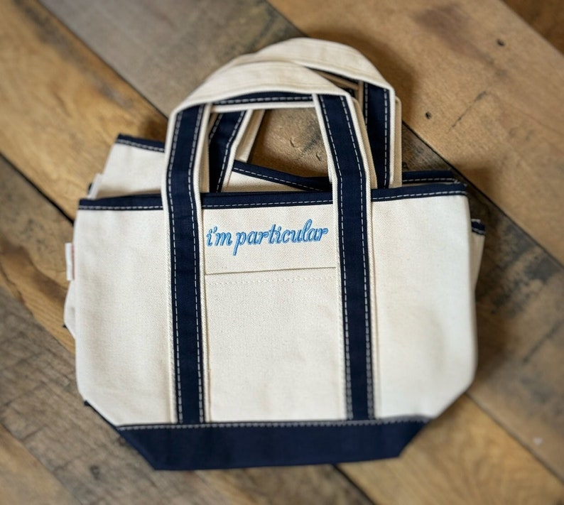 Mini boat tote, small canvas tote bag, mini tote bag, small personalized tote, canvas mini tote bag, mini classic tote