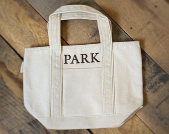 Custom Listing For Missy - Custom PARK embroidered tote