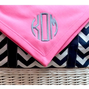 Personalized Stadium Blanket-Monogrammed Stadium Blanket-Sweatshirt Blanket With Monogram-Monogram Blanket-Tailgate Blanket