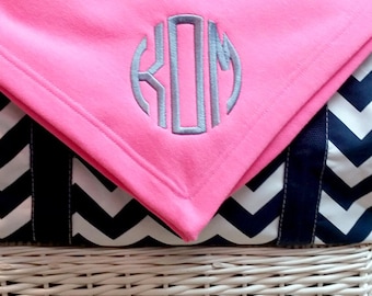 Personalized Stadium Blanket-Monogrammed Stadium Blanket-Sweatshirt Blanket With Monogram-Monogram Blanket-Tailgate Blanket