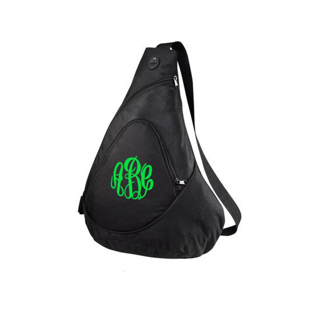  Personalized Custom Crossbody Sling Backpack for Women & Men,  5 or 10 Pack - Add Your Embroidered Logo