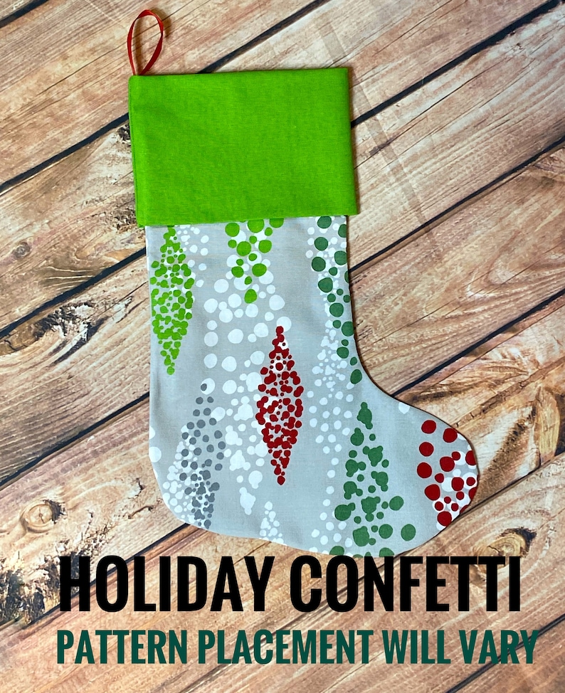 Christmas Stockings, Personalized Family Christmas Stockings, Different Christmas Stocking Patterns, Embroidered Family Holiday Stockings image 6