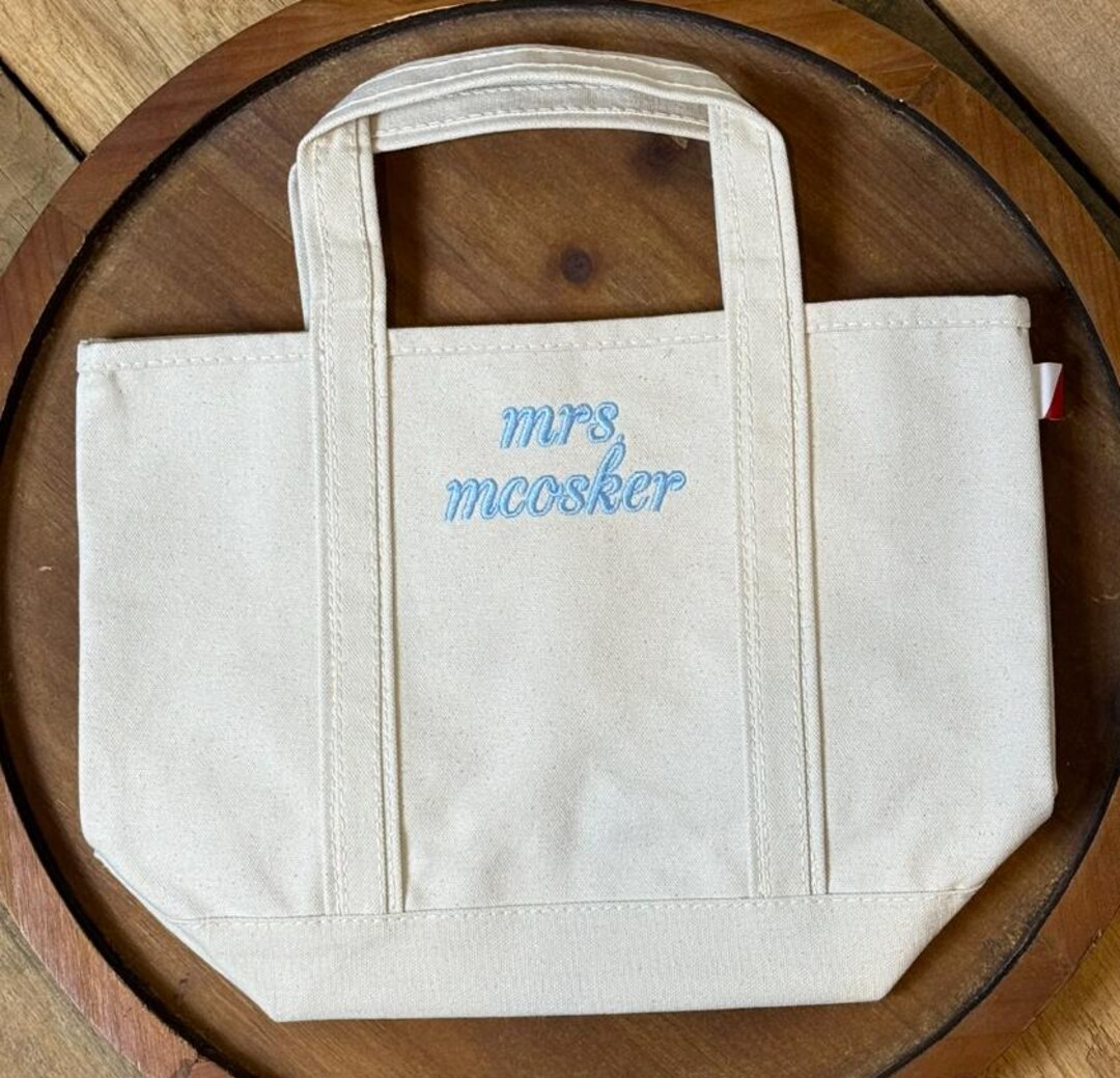 All Natural Mini Canvas Tote Custom Mini Tote Bag With Ironic Saying ...