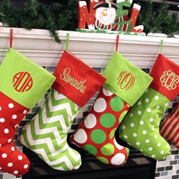 Personalized Christmas Stockings Etsy