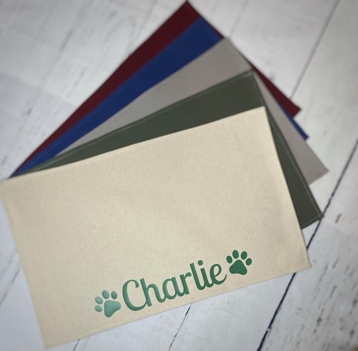 Personalized Pet Placemat Dog Placemat for Food Bowls Etsy