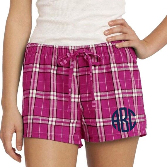 plaid flannel shorts