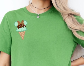 Ice Cream Cone Mouse Embroidery Bundle