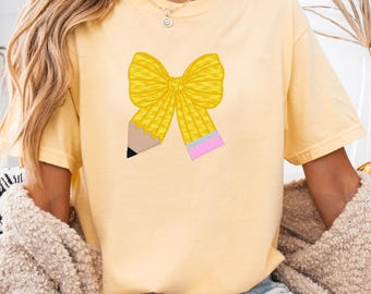 Bordado de lazo de coqueta de lápiz