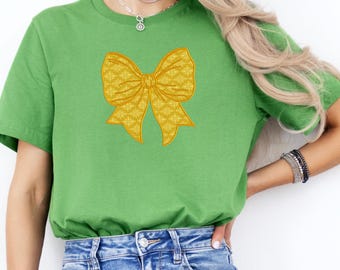 Bordado de lazo coqueto