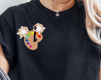 Paint Palette Mouse Embroidery File