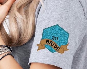 Paquete de bordado D&D Wedding D20