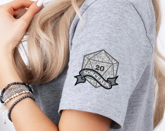 Lot de broderies Rôle D20 D&D