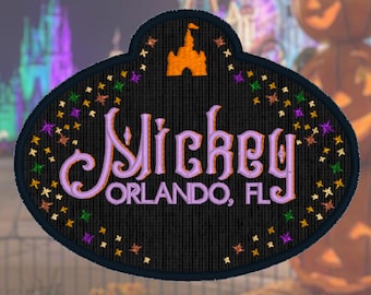 Magical HOLIDAY Name Tag Patch | Bag Charm