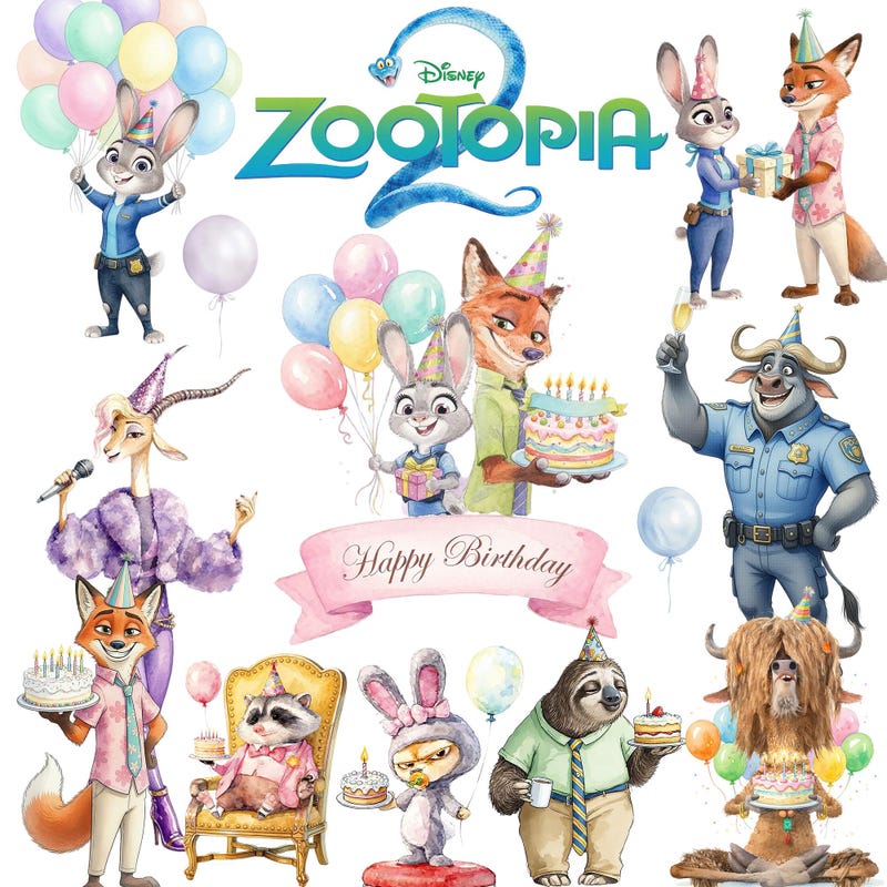 Zootopia Character Png Etsy zootopia-character-png-etsy