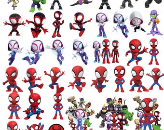 Spidey PNG, Spidey and his Amazing Friends Clipart, Spidey and his Amazing Friends PNG, Make your own Spidey shirt, Superhero Birthday
