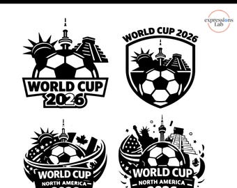 WM 2026 SVG Bundle | USA Kanada Mexiko (Digital Download)