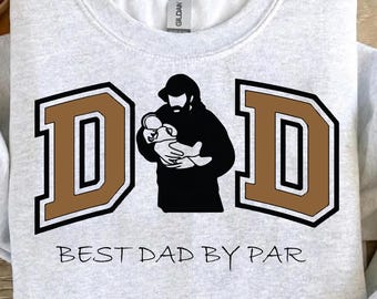 Best Dad By Par, Dad Shirt Design, Father’s Day SVG, New dad gift, husband gift, 1st fathers day gift, Digital Download