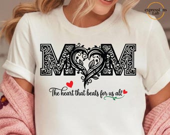 Best Mom Ever Svg Png, Floral Mom PNG, Vintage Mother Svg, Mother's Day Svg, Gift For Mom, Cut File For Cricut, Clipart