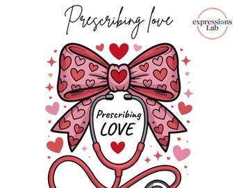 Medical Valentine Stethoscope SVG | Doctor Nurse Shirt Design (Digital Download)