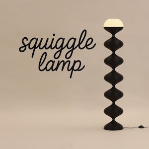 Squiggle Lamp | Post-Modern Gourd Floor Light, 6 Colors