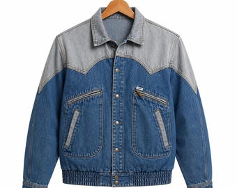 Vintage 80's BTTF Guess Jeans Denim Jacket Sz Med Marty Mcfly Back