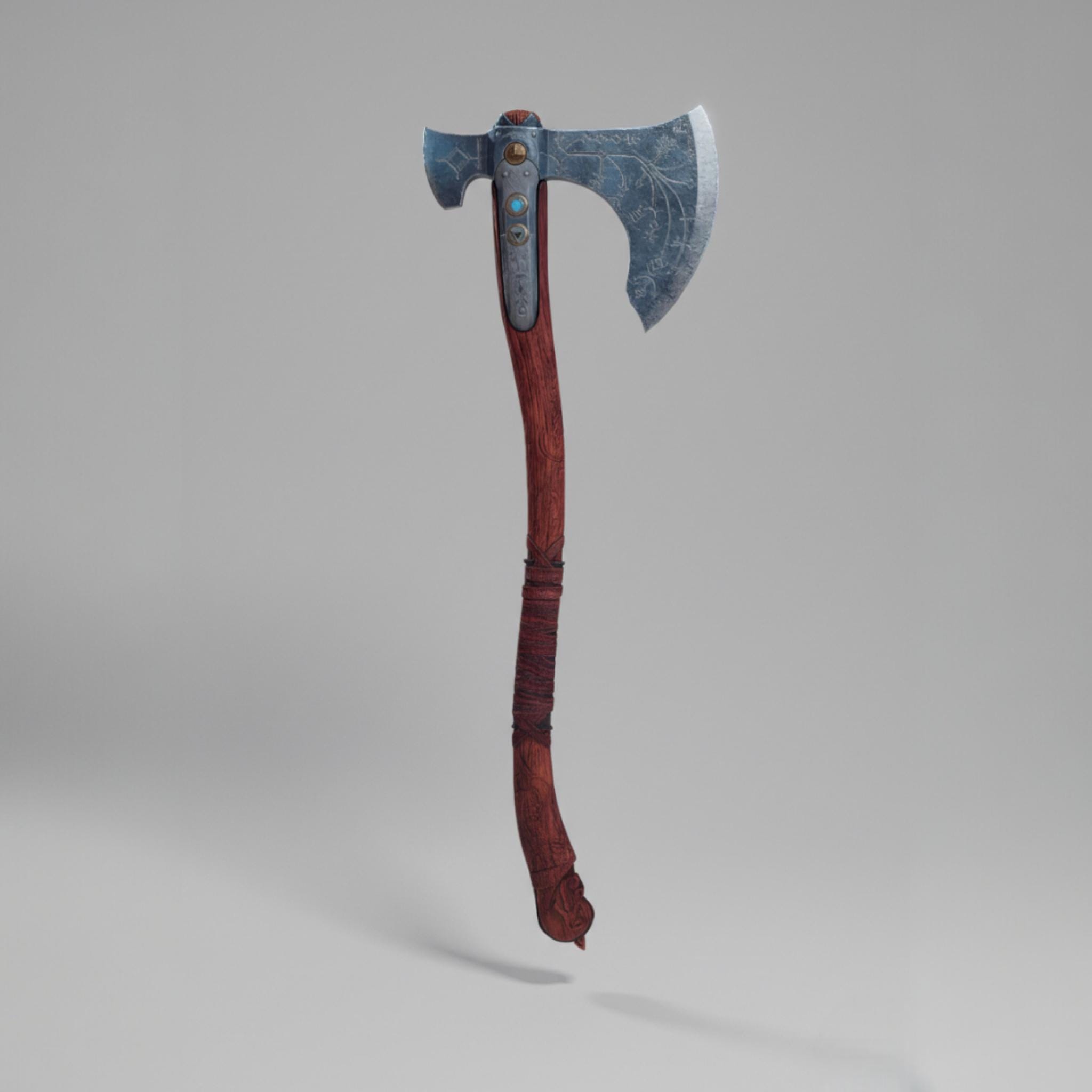 Hache Scandinave God Of War Kratos Léviathan Personnalisée – 2 Pièces Cuir