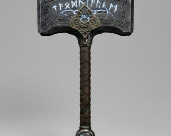 God of War Mjolnir STL - 600mm 3D Print Model - - Etsy