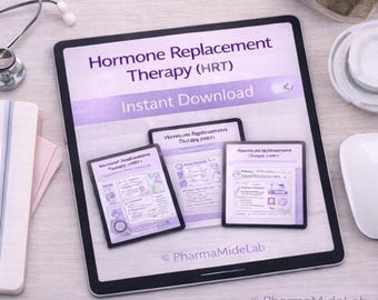 HRT Patient Education Poster | Estrogen Gel Guide (PDF Download A4/US Letter)
