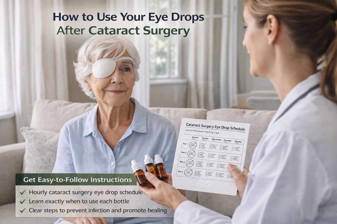 Cataract Surgery Eye Drop Schedule Printable | Hourly Eye Drop Tracker ...