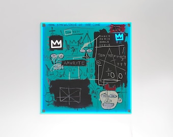 Jean Michel Basquiat, authentiek Equal Pi led-neonbord, met certificaat