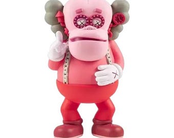KAWS, Cereal Monsters Franken Berry, Samlarfigur i vinyl, Autentisk med certifikat