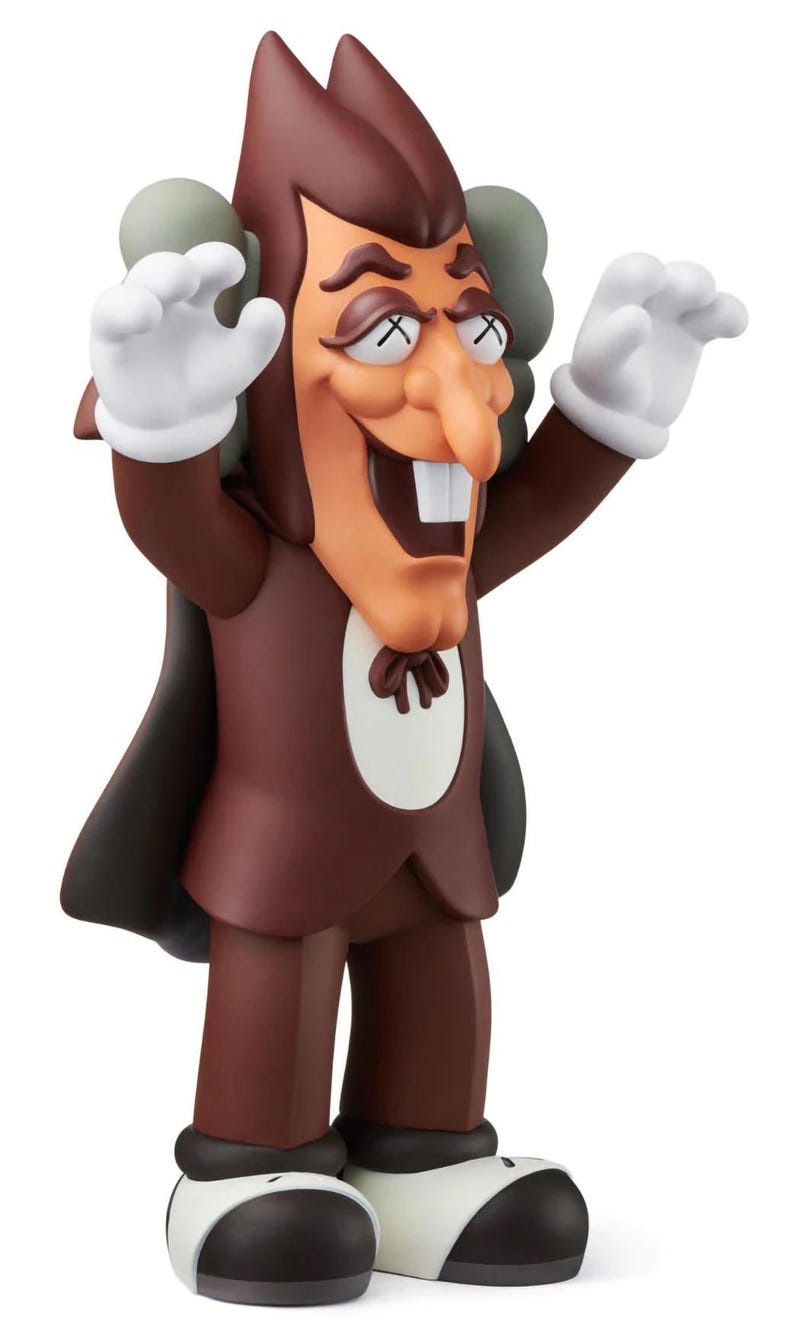 KAWS, Spannmålsmonstren Greve Chocula, Samlarfigur i vinyl, Autentisk med certifikat bild 1