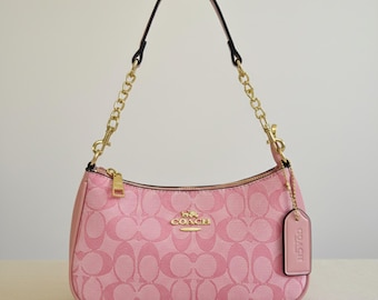 Vintage Coach Saddle Bag 9851 Mahogany Brown Leather Crossbody