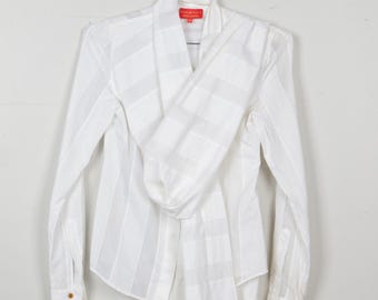 00-tals Vivienne Westwood Red Label-halsduk med lång ärm och knappar