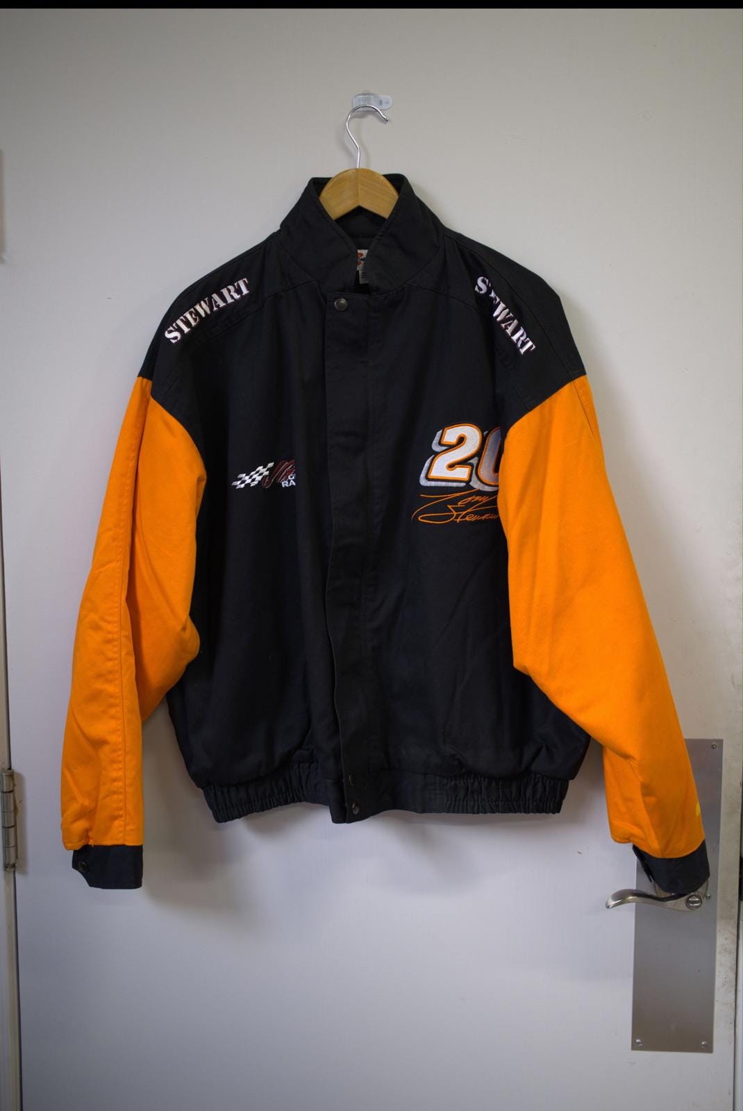 Tony Stewart Leather Jacket - Etsy