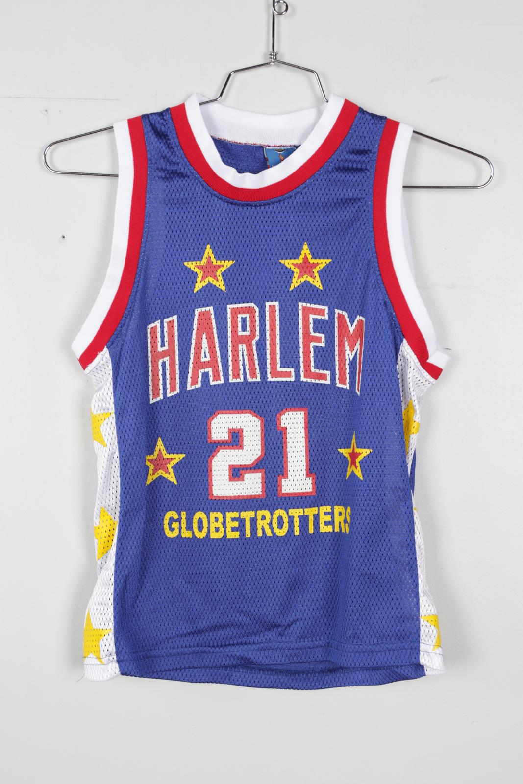 Maillot Vintage Harlem Globetrotters, Signé, Original De Collection