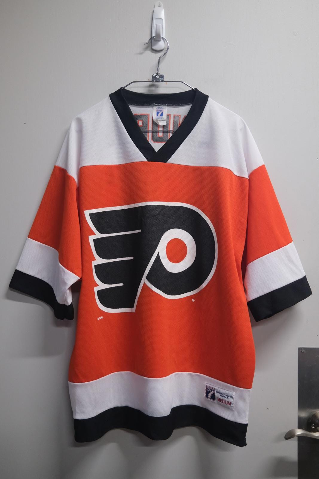 Vintage Philadelphia Flyers CCM Maska Hockey Jersey Size