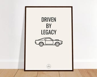 Minimalist Art | Home Wall Decor | Garage Decor | New Years Gift | Man Cave Decor